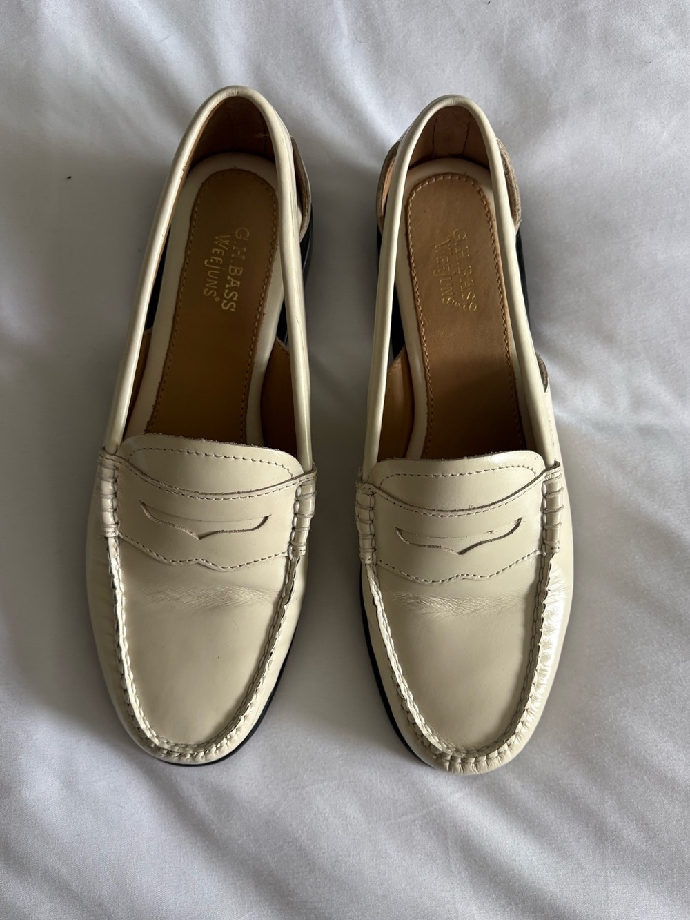 G.H. Bass Summer Whitney Weejuns loafers, Sz 7 - Picture 2 of 11
